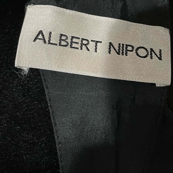 Vintage Albert Nipon 80s Glam Peekaboo Back Dress - Picture 10 of 12